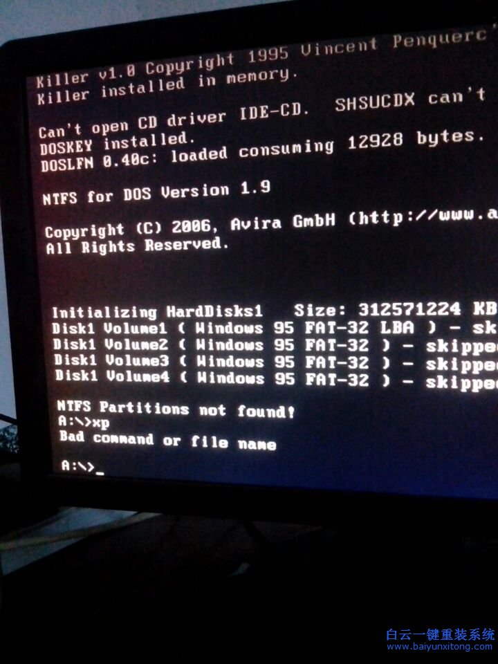 重裝,系統,出現,NTFS,partitions,not,f步驟