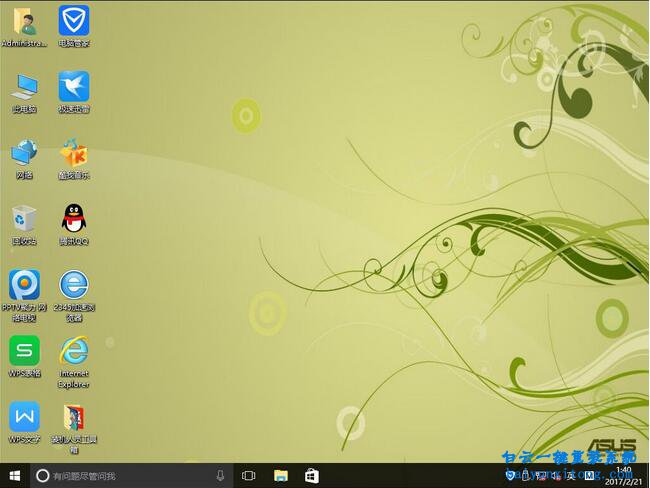 雷神G155P-6700K16G一鍵安裝系統步驟